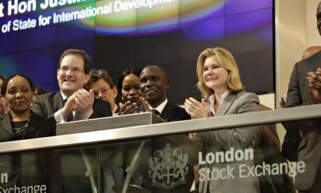 justine greening stock exchange