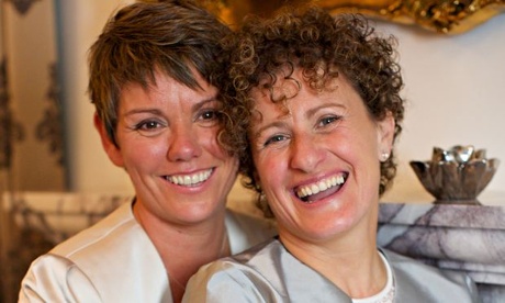 Liz Kessler and partner