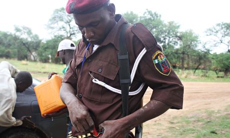 Bulus Mungo Park is a volunteer vigilante fighter defending Chibok