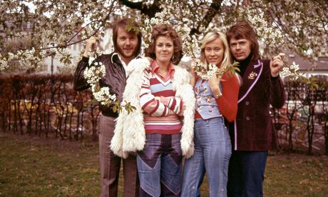 ABBA portrait in Denmark 1974