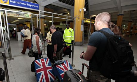 British tourists in Kenya