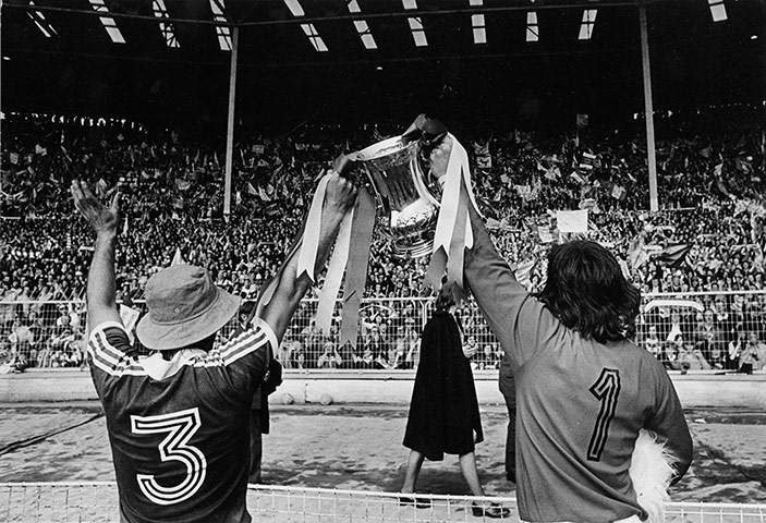 memory lane: Mills and Cooper with trophy