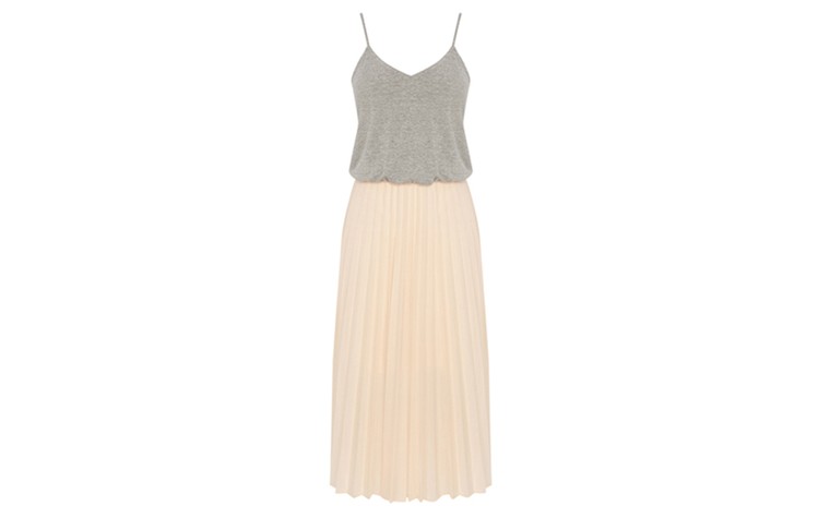 Summer dresses: 50 of the best summer dresses - cami dress w peach pleat skirt by Warehouse