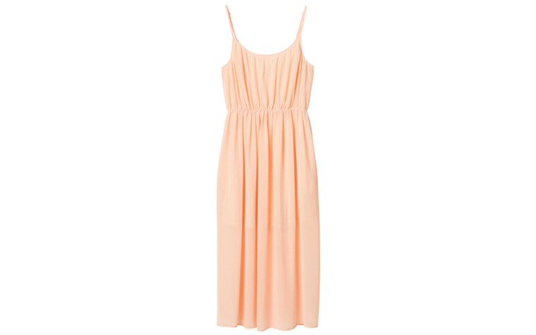 Summer dresses: 50 of the best summer dresses - floaty peach midi/maxi dress by Monki