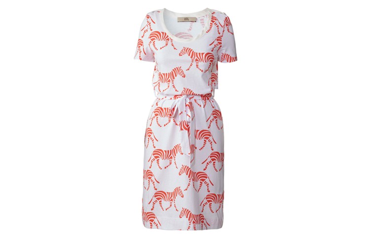 Summer dresses: 50 of the best summer dresses - white dress w orange zebras by Orla Kiely