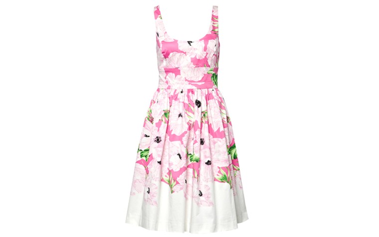 Summer dresses: 50 of the best summer dresses - white pink poppy print by French Connection