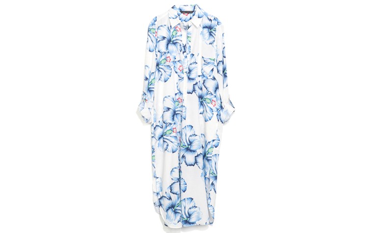 Summer dresses: 50 of the best summer dresses - floral print long tunic by Zara