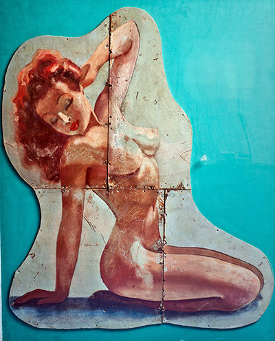 Lost USAAF art: a Varga style pinup