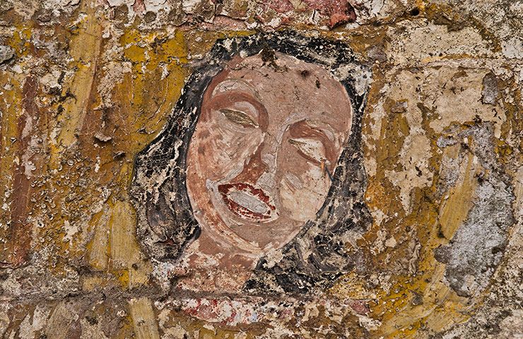 Lost USAAF art: mural detail by 44th/319th Bombardment Group 