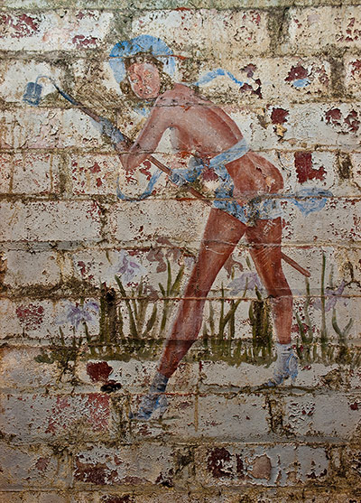 Lost USAAF art: a mural by a member of 44th/319th Bombardment Group