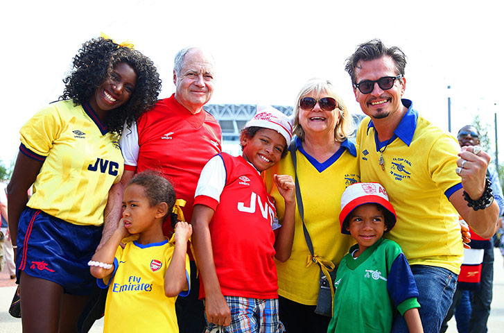 cup final: Arsenal fans