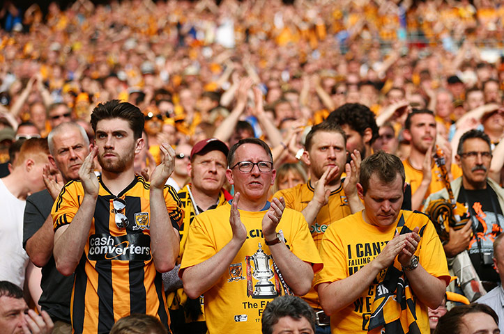 fa cup final gallery: Hull City fans