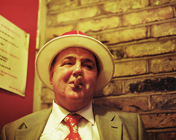 Arsenal fans: Ron, the Manager of the Arsenal Members Club,