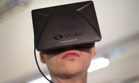 An Oculus Rift headset.