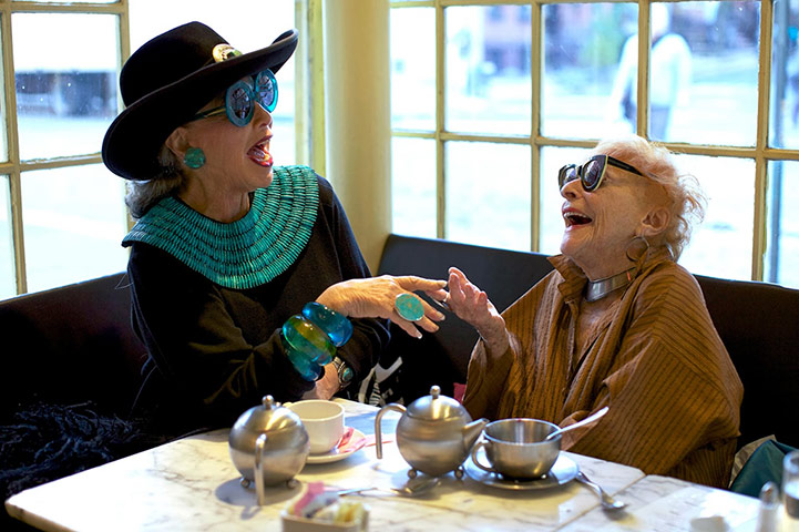 Advanced Style: Lynn Dell Cohen with Ilona Royce Smithkin