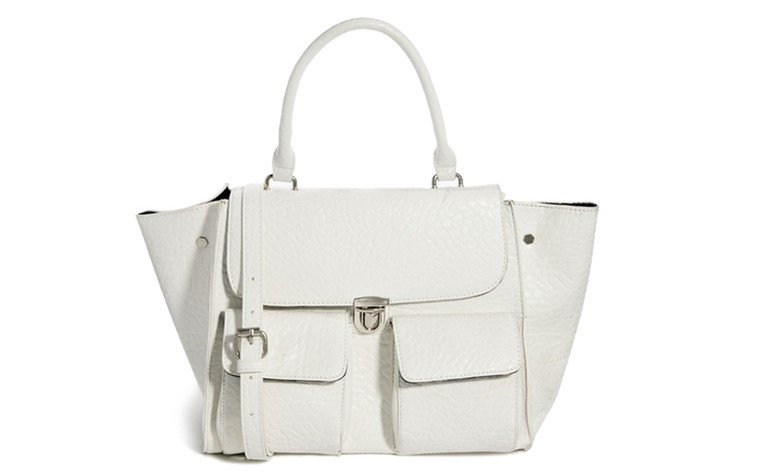 15 handbags under £150: 15 handbags under £150 - white handbag by Pieces