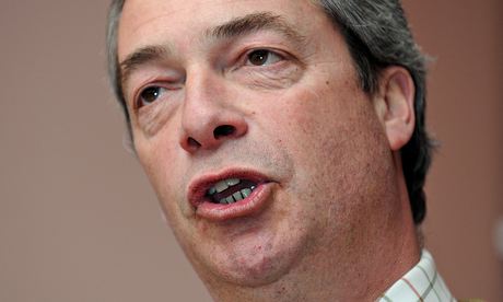 LIBRARY IMAGE OF NIGEL FARAGE