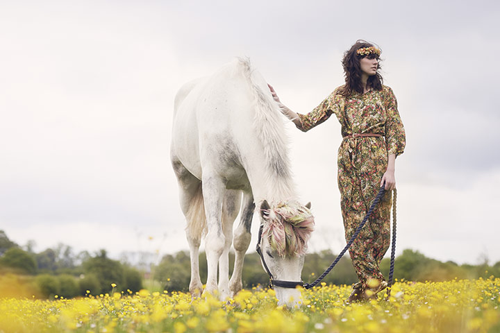 Fashion: floaty florals: Vivienne Westwood Red Label jumpsuit