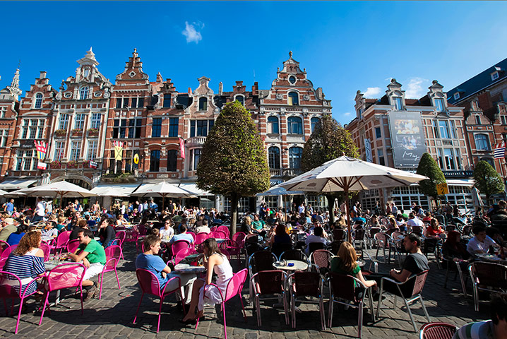 Leuven gallery: Leuven gallery: outdoor bars and cafes Oude markt