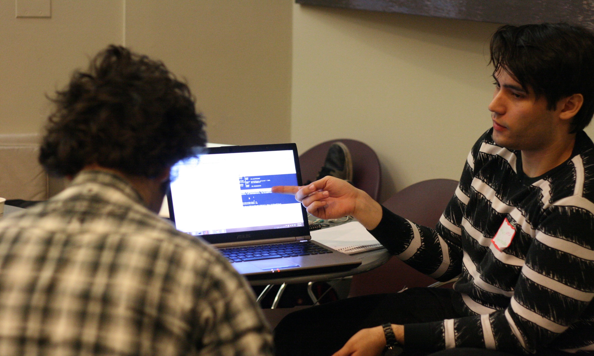 Programmers paring together