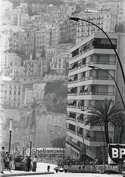 Memory Lane: Spectators watch the action 