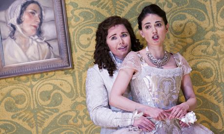 Tara Erraught as Octavian and Teodora Gheorghiu as Sophie in Der Rosenkavalier