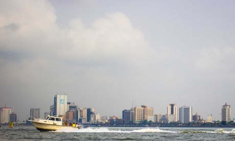 The Lagos skyline.