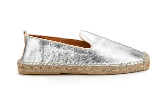 Wish list: espadrilles: Silver