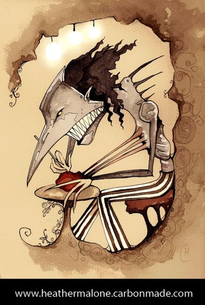 Careers witness project: 'Here we have the illustrator in its natural habitat…' by Heather Malone