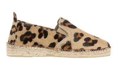 Wish list: espadrilles: Leopard-print calf hair