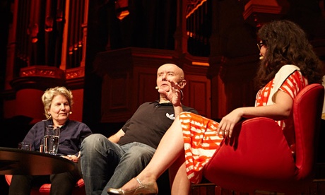 Sandy Toksvig, Irvine Welsh and Annabel Crabb 