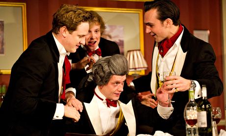 A scene from Posh, now being filmed as The Riot Club