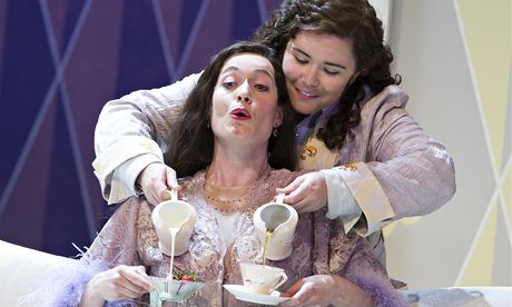 Kate Royal and Tara Erraught in Der Rosenkavalier at this year's Glyndebourne festival.