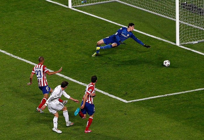 Champions League-: Real Madrid's Bale