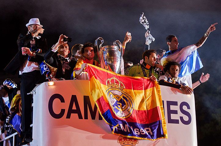 Real Madrid: Real Madrid victory parade after winning the UEFA Champions League Final