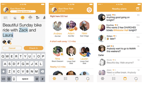 Foursquare's new app, Swarm.