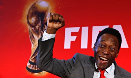 Pelé, who has has been named the best ever World Cup footballer in a Guardian ranking, played in four of the tournaments