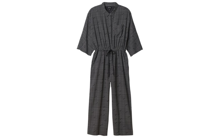 Jumpsuits: Jumpsuits - long sleeve wide leg monochrome jumpsuit by Monki