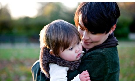 Portrait of mother and daughter