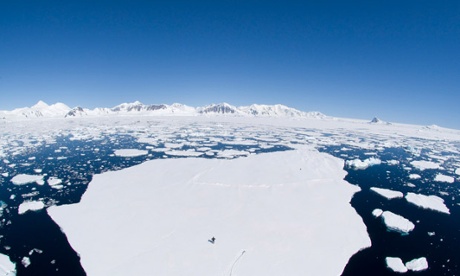Ice melt in Antarctica