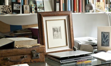 Andrew Motion's desk