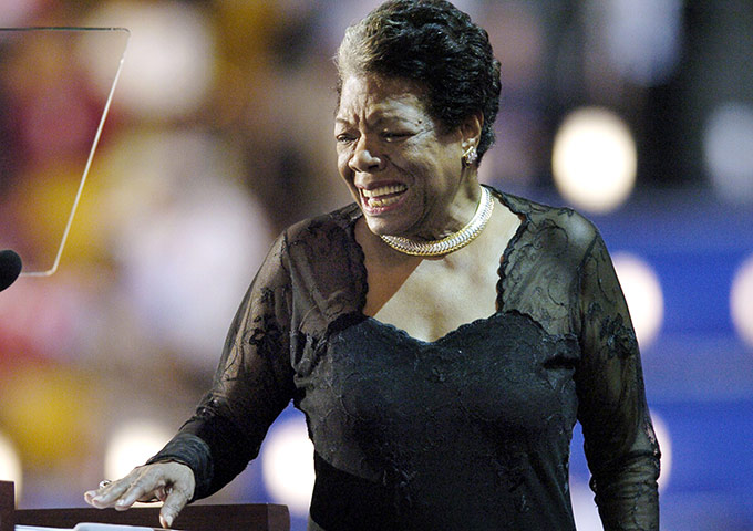 Maya Angelou in pictures: Maya Angelou in 2004
