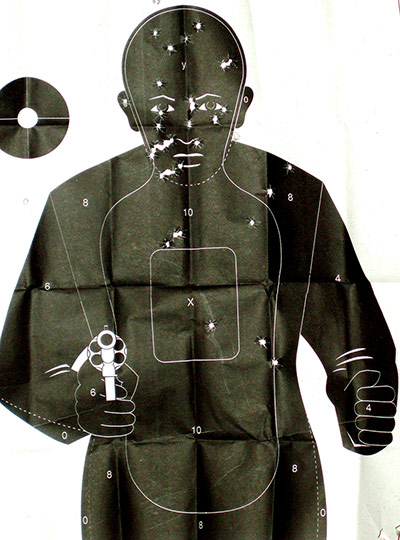 Your pictures of Shoot: Alan Cunningham: The end result of a first ever visit to a shooting range o