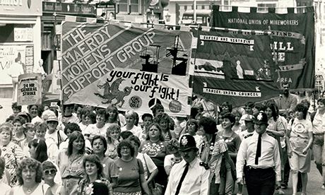 GNM Archive resource of the month Miners wives rally in London
