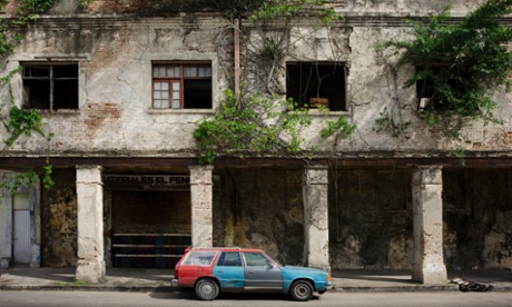 Derelict building in Tampico, Mexico