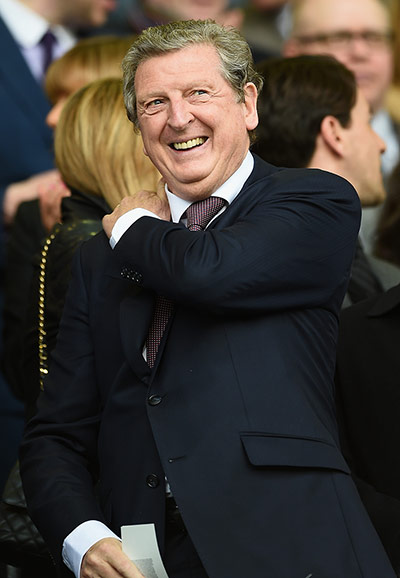 everton v city: England Manager Roy Hodgson