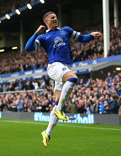 everton v city: Ross Barkley 