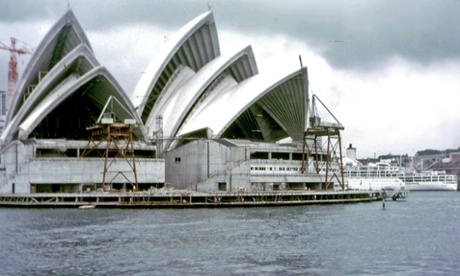 Sydney Opera House under construction, 1968