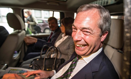 Nigel Farage May 26 in London