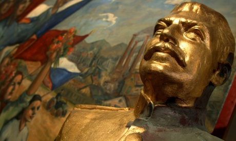 Statue of Stalin in the Museum of Communism in Prague